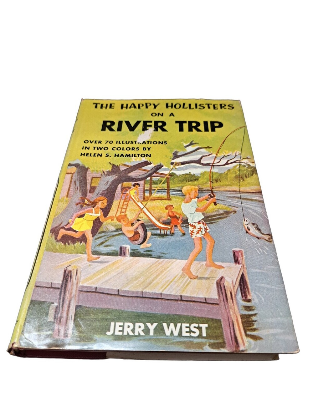 Vintage 1953 The Happy Hollisters on a River Trip book by Jerry West
